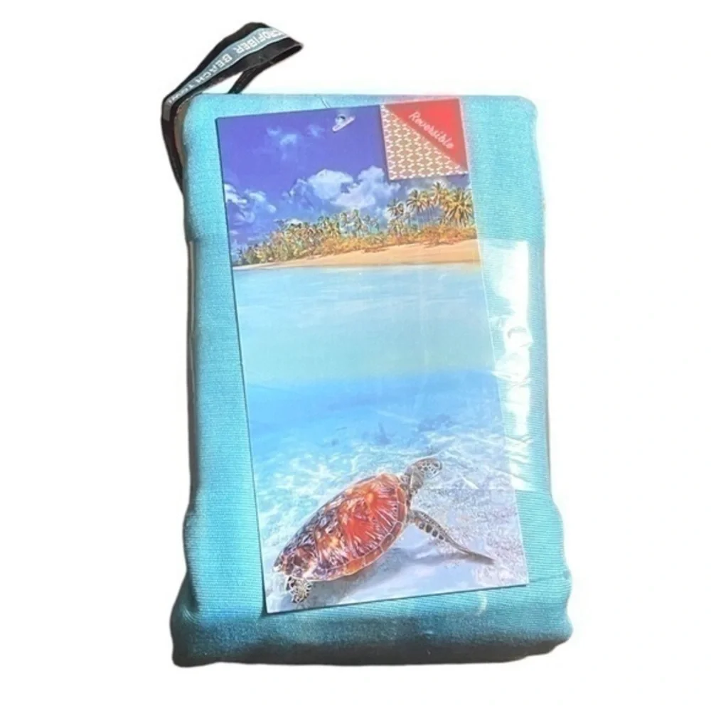 Whitley Willows Microfiber Printed Beach Towel - Turtle